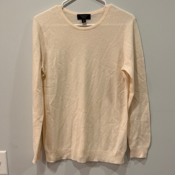 Charter Club Sweaters - Charter Club Ivory Knit Pullover